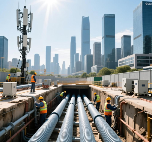 德盛电气室外通信护套波纹管：以纳米技术铸就IP68级防护屏障