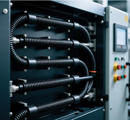 德盛电气尼龙波纹管：工业线束防护的革新者，守护设备安全运行的隐形铠甲