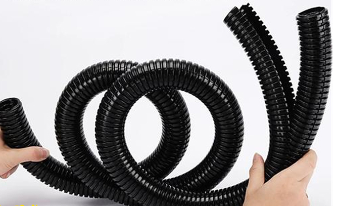 开口尼龙波纹管手工穿线指南：简单三步走